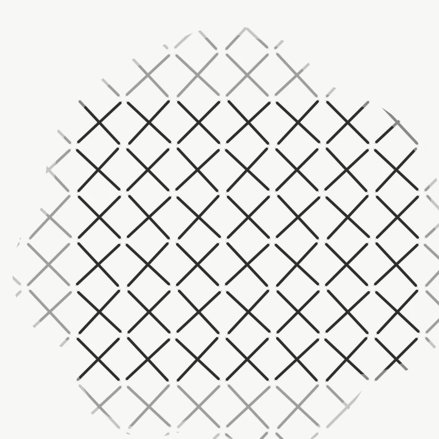 Carpet crosshatch pattern made with the Procreate interior texture brushes