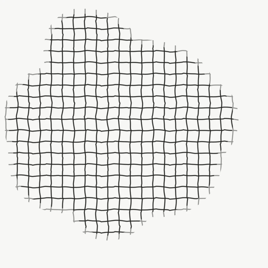 Wall tile grid pattern made with the Procreate interior texture brushes