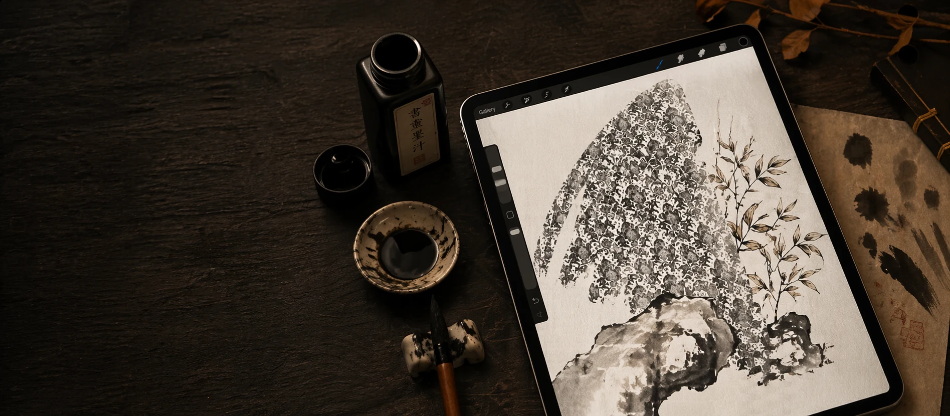 Procreate brushes across multiple styles, ready to download on iPad